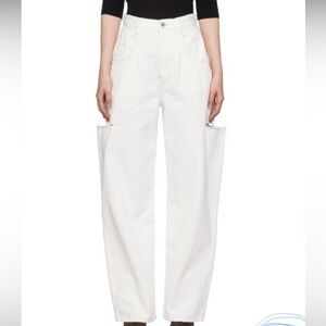 Maison Martin Margiela White Straight Leg Jeans